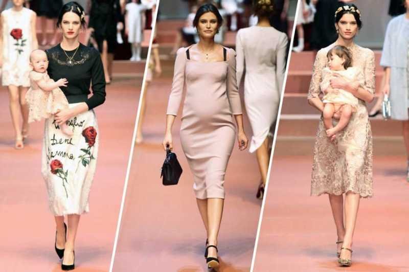 Models with Baby Bumps