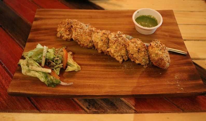 Papadam Dahi Kabab